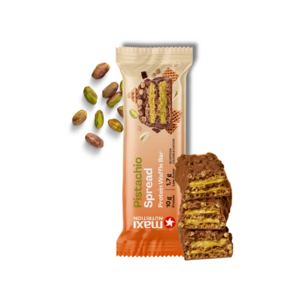 MAXI NUTRITION Waffle protein bar pistácie 40 g obraz