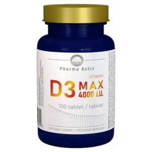 PHARMA ACTIV Vitamin D3 MAX 4000 I.U. 100 tablet obraz