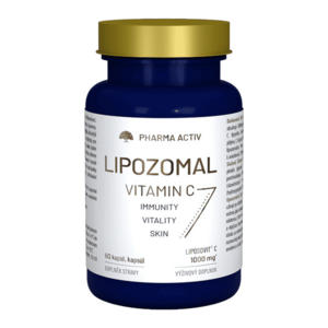 PHARMA ACTIV Lipozomal vitamín C 1000 mg 60 kapslí obraz