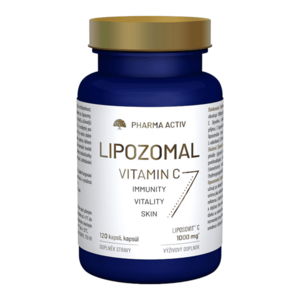 PHARMA ACTIV Lipozomal vitamín C 1000 mg 120 kapslí obraz