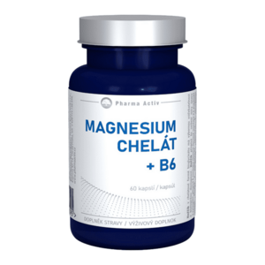 PHARMA ACTIV Magnesium chelát + B6 60 kapslí obraz