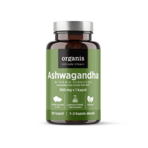 ORGANIS Ashwagandha 300 mg 90 kapslí obraz
