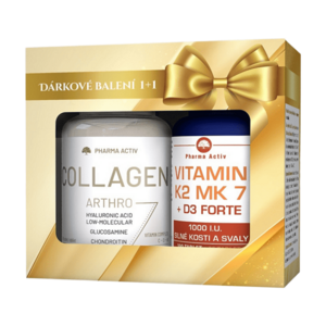 PHARMA ACTIV Collagen arthro 90 tablet + Vitamin K2 MK7 + D3 forte 1000 I.U. 125 tablet obraz