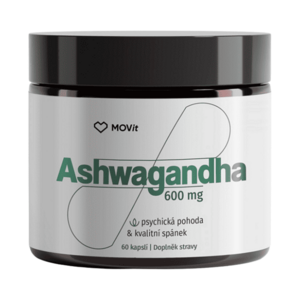 MOVIT LONGEVITY Ashwagandha 600 mg 60 kapslí obraz