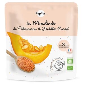 POPOTE Dýně s červenou čočkou 8m+ BIO 180 g obraz