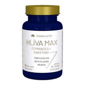 PHARMA ACTIV HLÍVA MAX Echinacea + Rakytník 60 tablet obraz