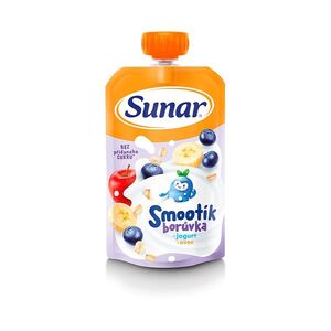 SUNAR Smootík borůvka jogurt oves 12m+ 120 g obraz