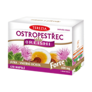 TEREZIA Ostropestřec + reishi forte 120 kapslí obraz
