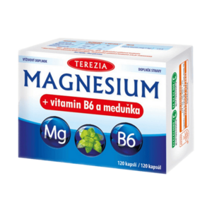 TEREZIA Magnesium + vitamin B6 a meduňka 120 kapslí obraz
