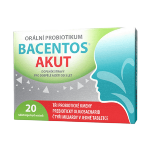 BAC-ENTOS AKUT orální probiotikum 20 tablet obraz