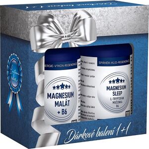 CLINICAL Magnesium malát + B6 100 kapslí + Magnesium sleep 100 kapslí + DÁRKOVÉ balení obraz