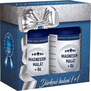CLINICAL Magnesium malát + B6 2 x 100 kapslí + DÁRKOVÉ balení 1+1 obraz