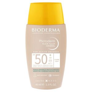 BIODERMA Photoderm Nude Touch Mineral světlý SPF 50+ 40 ml obraz