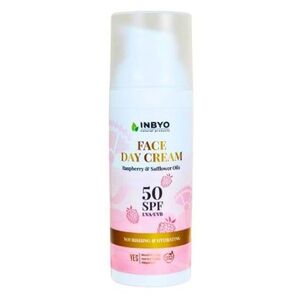 INBYO Denní pleťový krém SPF50 s malinovým a světlicovým olejem 50 ml obraz
