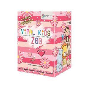 VIESTE Vital kids zoo + pexeso 12 x 12 pastilek obraz