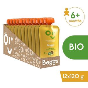 BEGGS Kiwi a banán BIO 12 kusů obraz