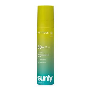 ATTITUDE Sunly minerální opalovací krém ve spreji SPF 50+ bez vůně 75 ml obraz
