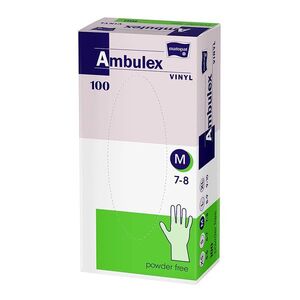 MATOPAT Ambulex Vinyl rukavice vinylové nepudrované M 100 kusů obraz
