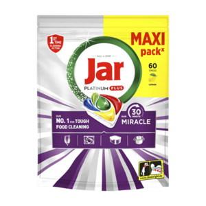 JAR Tablety do myčky Platinum Plus 30 Minute Miracle maxi 60 kusů obraz