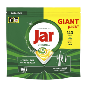 JAR Tablety do myčky Original All-in-One Yellow 140 kusů obraz