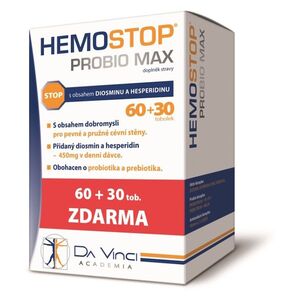 HEMOSTOP Probio max 60 + 30 tobolek ZDARMA obraz