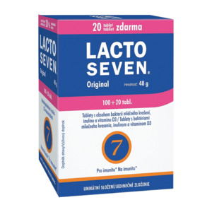 LACTOSEVEN 100 tablet + 20 tablet ZDARMA obraz