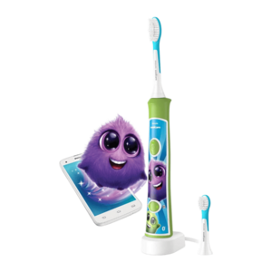 PHILIPS SONICARE HX6352/11 zelený sonický zubní kartáček pro děti obraz