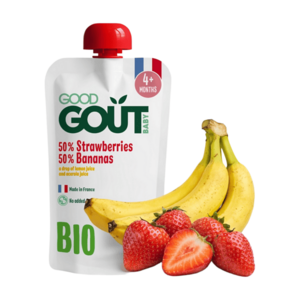 GOOD GOUT Jahoda s banánem od 4.měsíce BIO 120 g obraz
