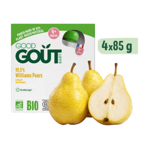 GOOD GOUT BIO Hruška 4x85 g obraz