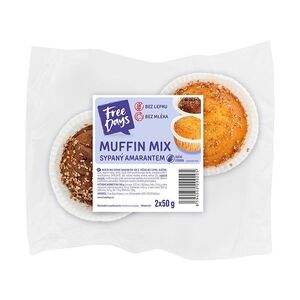 FREE DAYS Bezlepkový muffin mix sypaný amarantem 2 kusy obraz