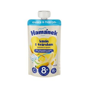 HAMÁNEK Banán a tvaroh 6+ 100 g obraz