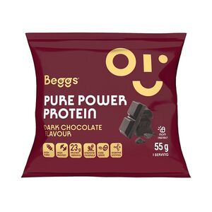 BEGGS Pure power protein dark chocolate 55 g obraz