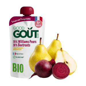 GOOD GOUT Hruška Williams s červenou řepou 4m+ BIO 120 g obraz
