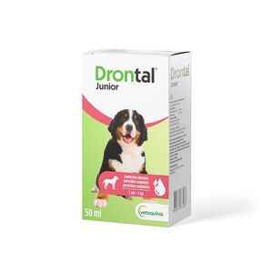DRONTAL Junior pro psy suspenze + aplikátor 50 ml obraz