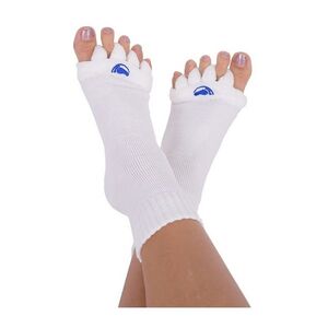 HAPPY FEET Adjustační ponožky White velikost L obraz