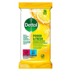 DETTOL Antibakteriální ubrousky na povrchy Citron 36 ks obraz