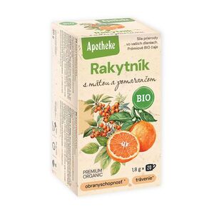 APOTHEKE Rakytník máta pomeranč čaj BIO 20 sáčků obraz