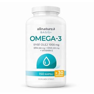 ALLNATURE Basis + Omega 3 150 + 30 kapslí obraz