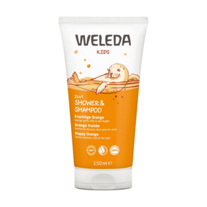 WELEDA 2v1 sprchový krém a šampon Šťastný pomeranč 150 ml obraz