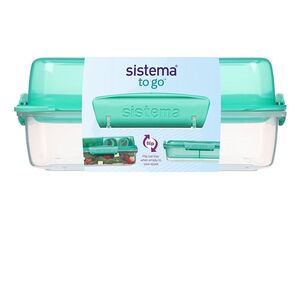 SISTEMA To go krabička na oběd flip and nest zelená 1, 8 l obraz