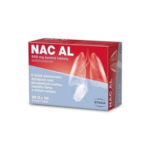 NAC AL 600 mg šumivé tablety 20 kusů obraz
