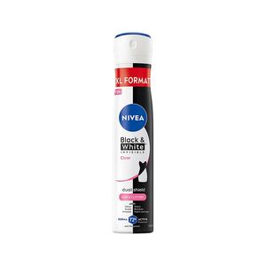 NIVEA Black&White Invisible Clear Antiperspirant sprej 200 ml obraz