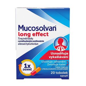MUCOSOLVAN Long effect 75 mg 20 tobolek obraz