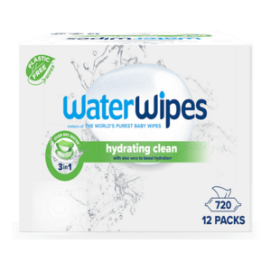 WATERWIPES Ubrousky vlhčené Hydrating clean with aloevera 3in1 720kusů obraz