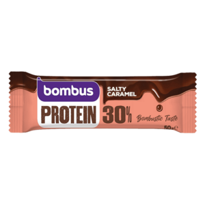 BOMBUS Protein 30% slaný karamel 50 g obraz
