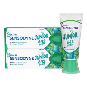 SENSODYNE Junior zubní pasta pro děti 6-12 let 2 x 50 ml obraz