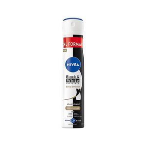 NIVEA Black&White Invisible Silky Smooth Antiperspirant sprej 200 ml obraz