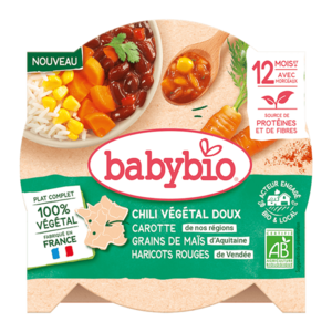 BABYBIO Zeleninové chilli con carne s červenými fazolemi BIO 230 g obraz