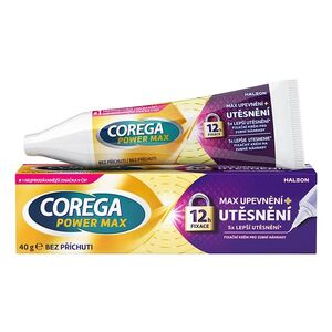 COREGA Power max upevnění + utěsnění fixační krém 40 g obraz