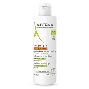 A-DERMA Exomega Control Zvláčňující pěnivý gel 500 ml obraz